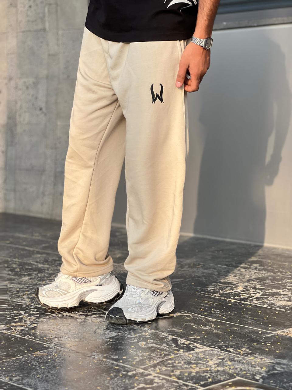 wide leg beige